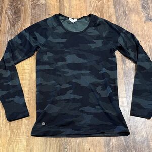 Athleta Women’s Dark Camo Long Sleeve Tee